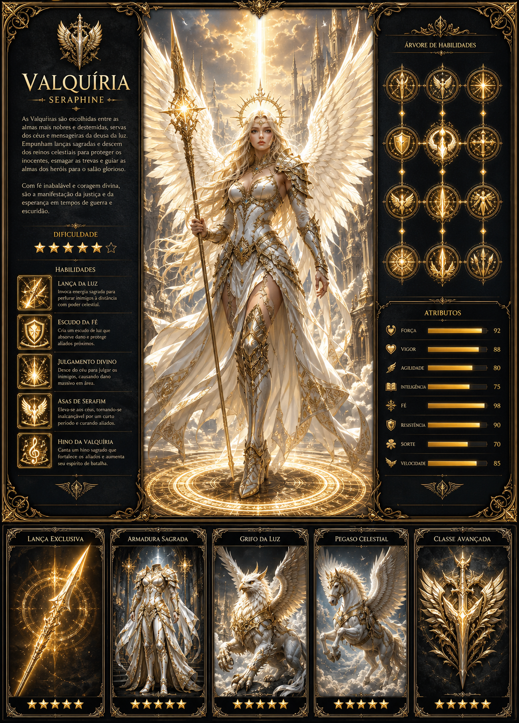 Seraphine — Valquíria da Aurora